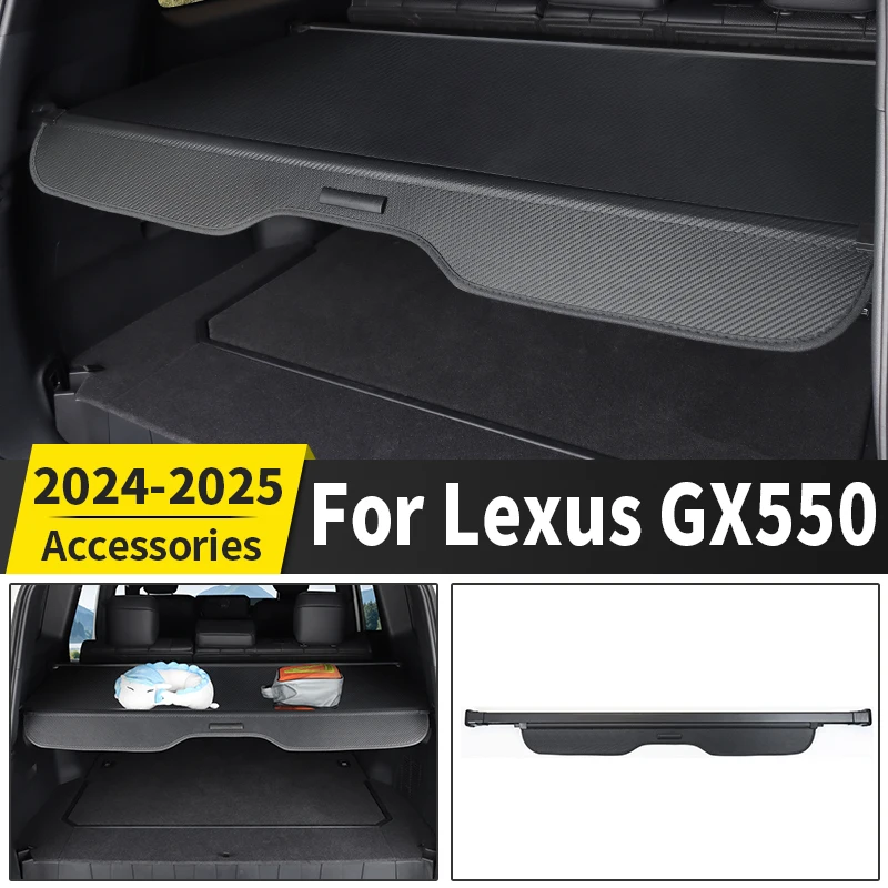 

Для Lexus GX550 2024 2025 крышка багажника занавеска выдвижная перегородка перегородка аксессуары для хранения gx550 тюнинг интерьера