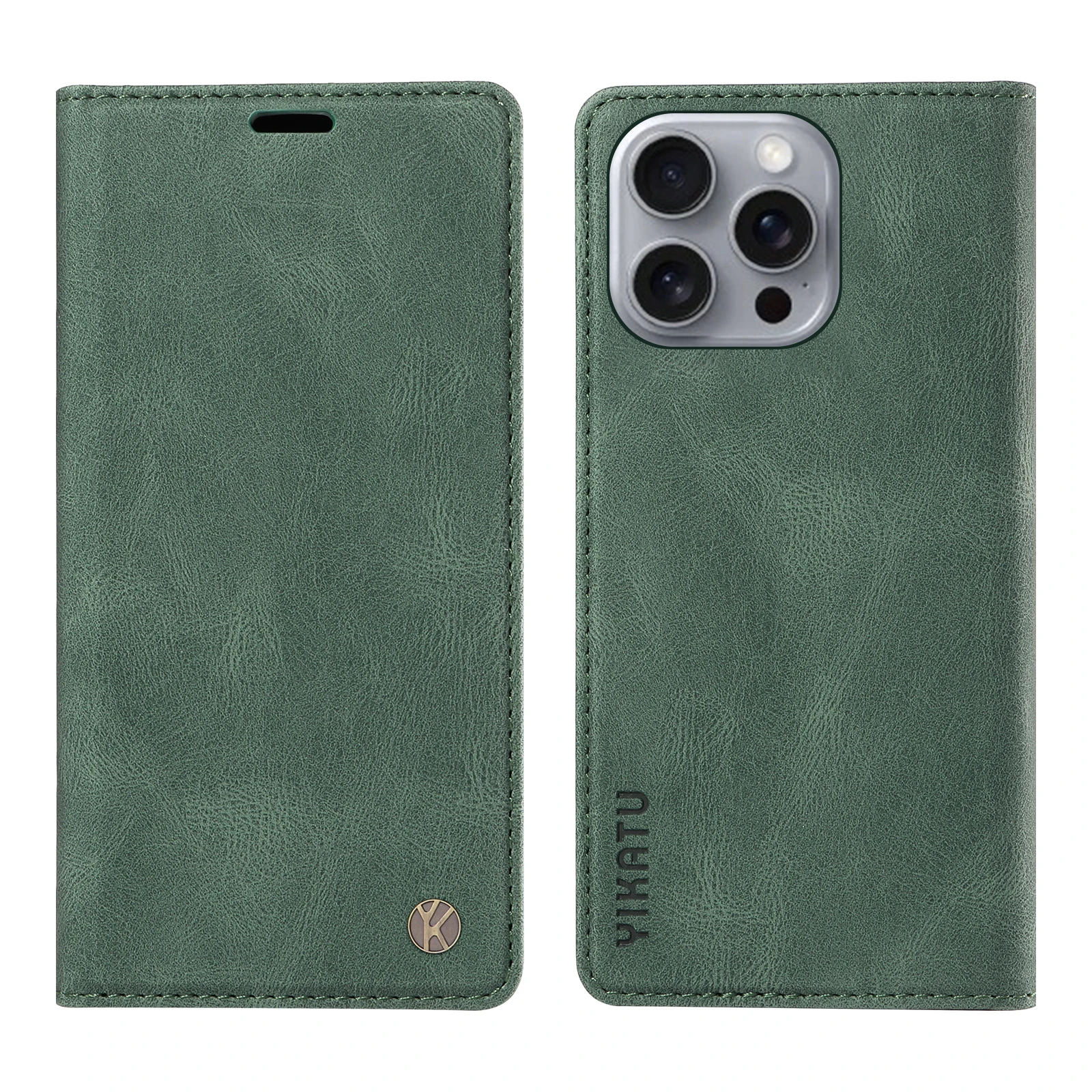 حافظة هاتف لهاتف iPhone16 E iPhone1617Air/Propromax مع حامل بطاقة حامل مغناطيسي من الجلد غطاء حماية مقاوم للصدمات