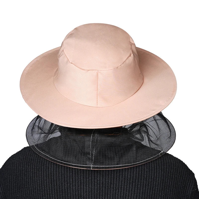 1pc Beekeeping Protector Cap Anti bee Hat Mosquito Bee Insect Net Veil Head Face Protector Beekeeper Equipment view 2