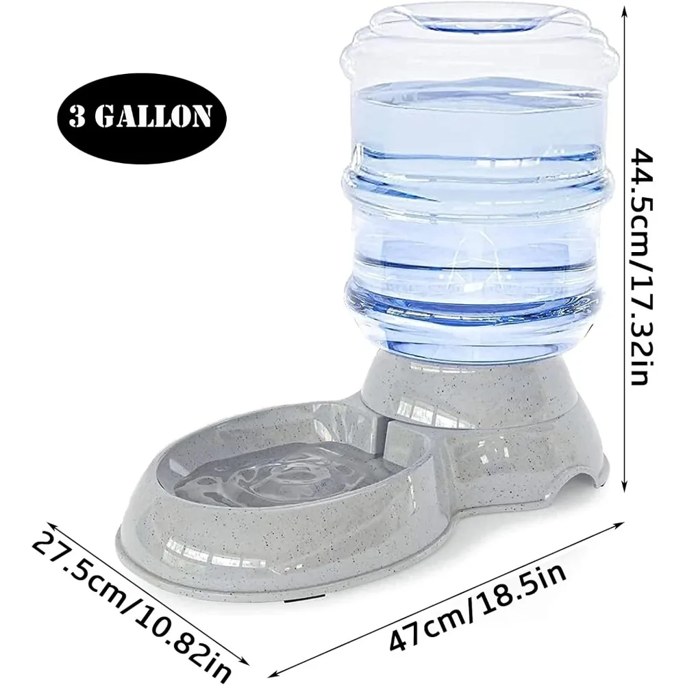 

Dog Water Bowl Dispenser,3 Gallon/ 11L Pet Water Dispenser Station for Large Dogs and Cats,Gravity Automatic Feeder