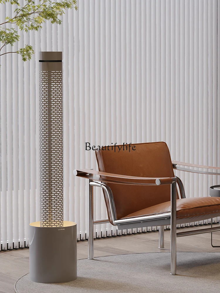 Modern light luxury flowing water ornament, living room entrance floor decoration humidifier, office circulation water feature