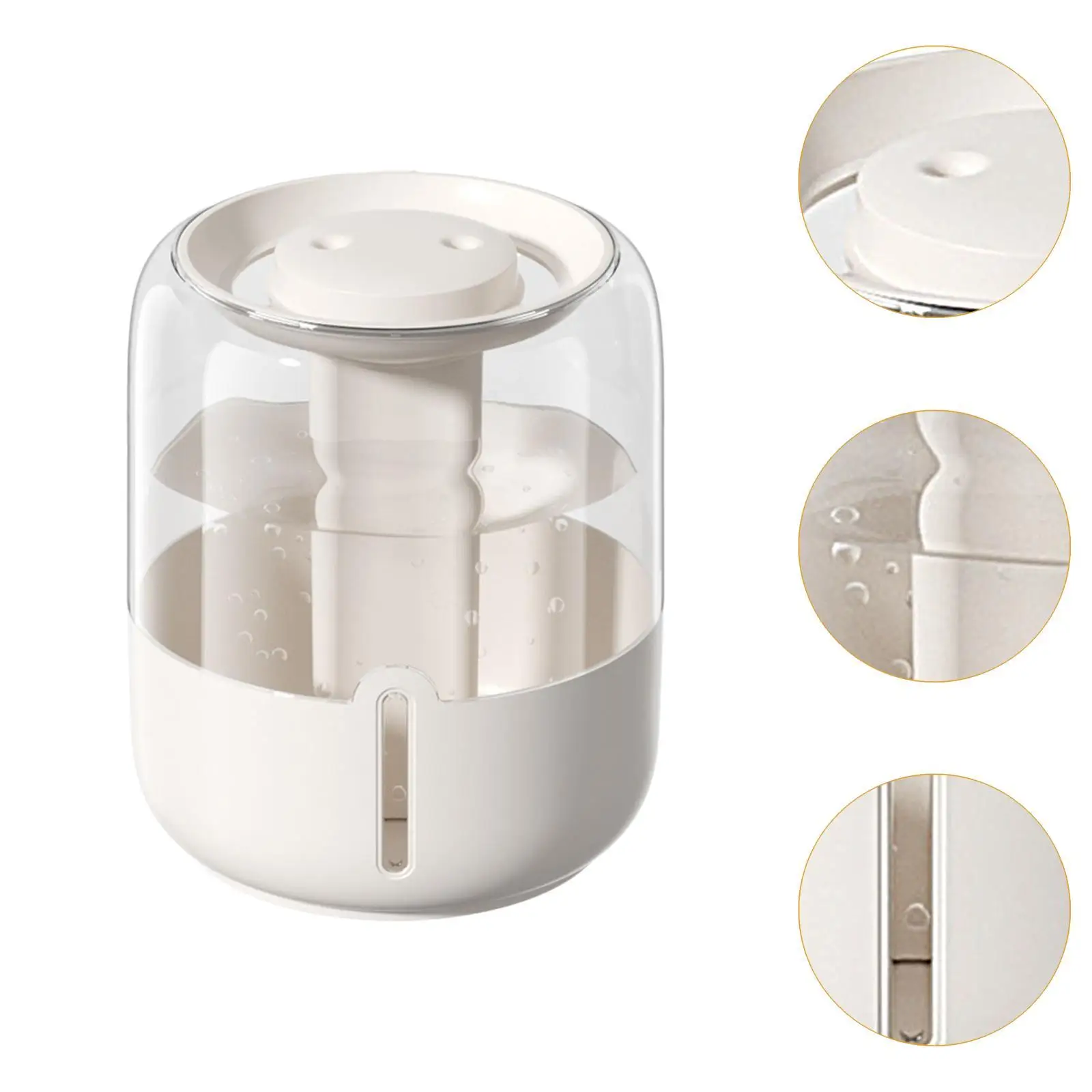 โต๊ะความชื้นหมอกละเอียดเอาต์พุตถังน้ํา 6.8 ลิตรสําหรับห้องนั่งเล่นหอพักสํานักงาน