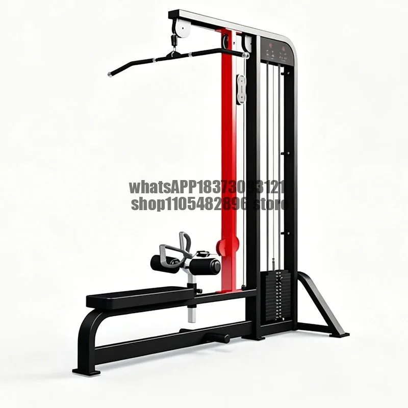 Gym high and low pull integrated sitting high pull rowing training equipment