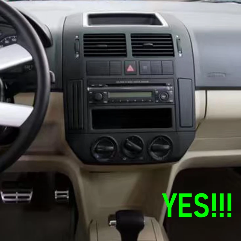 7 "4 + 64GB pour VW Polo 2000 - 2007 autoradio Google carte GPS BT FM commande au volant 2DIN unité principale Android 15 Auto