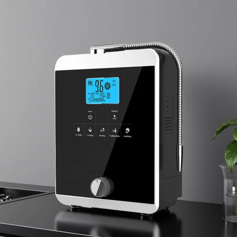 Hight Quality Water Ionizer Machine Produces pH 3-11.0 Alkaline Acid Up to -800mV ORP Auto-Cleaning LCD Touch Water Filter