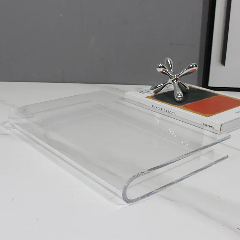 Simple transparent acrylic display book case study display cabinet decorative ornament model room sales office soft decoration