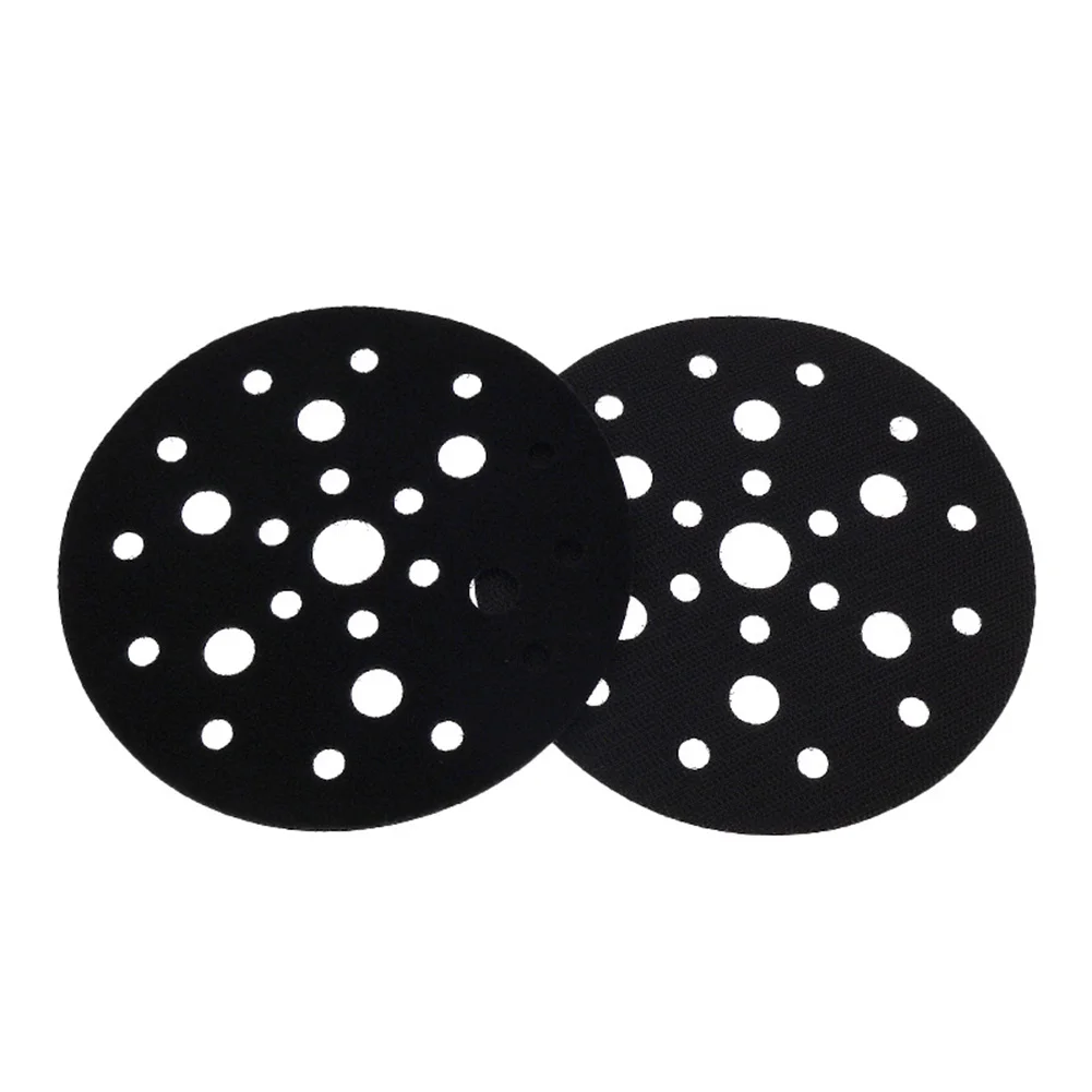 2-Pack 6-Inch 25-Hole Flocked Polishing Bonnet, Shock-Absorbing Protective Pad For Grinder Sanding Block