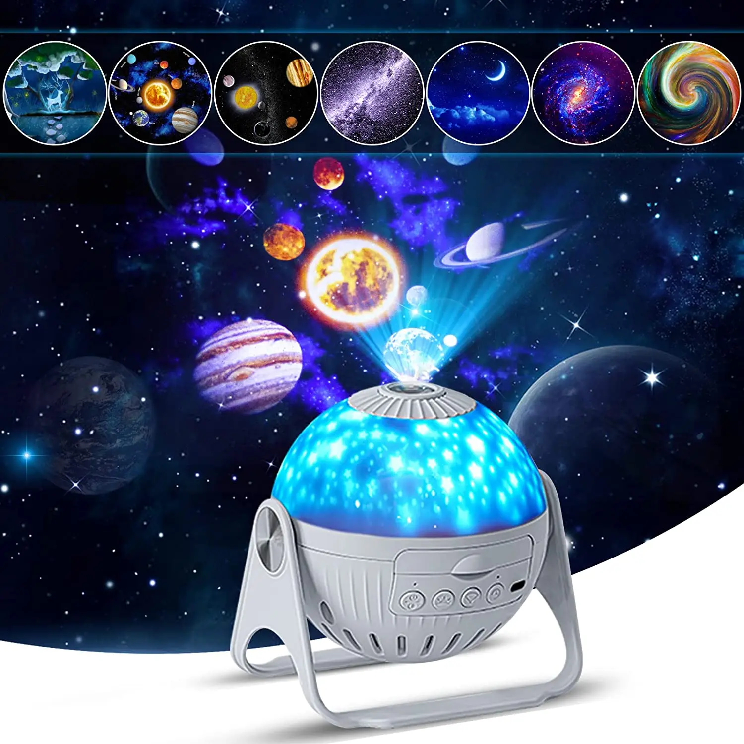 

LED Star Night Lights Galaxy Projector 360° Rotate Planetarium Starry Sky Projector Lamp For Kids Bedroom Room Decor Nightlight