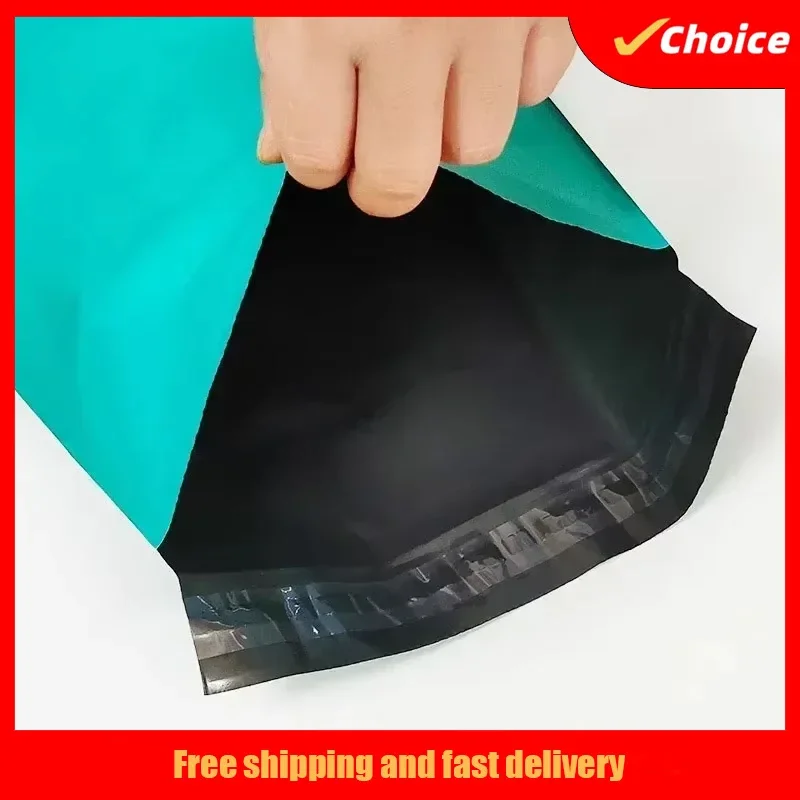 

100Pcs/Pack Plastic Courier Green Bag Express Packaging Bags Thicken Clothing Waterproof Mailing Bags Self Seal Envelope Pouch