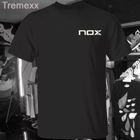 2025 New Shirt NOX Padel Beach Tennis Unisex T-shirt Funny Printed Short Sleeve Cotton Round Neck T-shirt for Men and Women