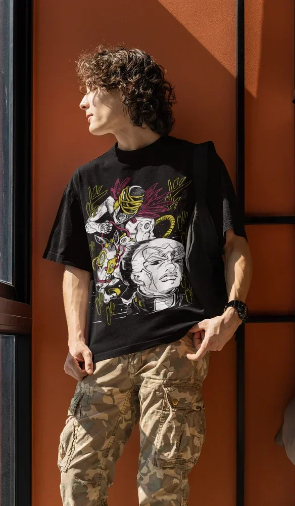 Made in Heaven T-Shirt JoJo's Bizarre Adventur ,Anime Shirt Manga Soft Tee