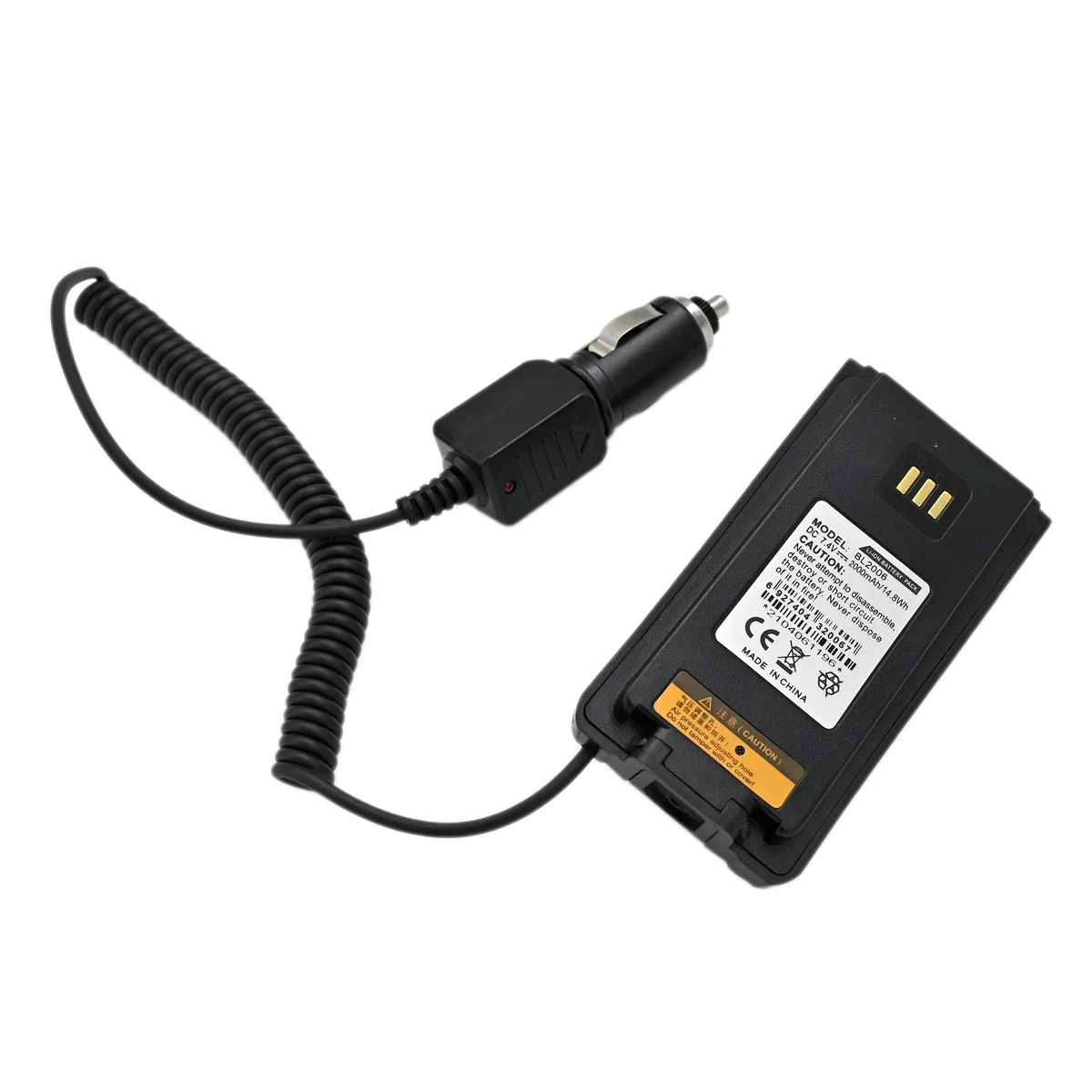

SAB04 аккумуляторный элиминатор постоянного тока 12 В для HYT PD780 PD780G PD700 PD705 PD785, автомобильное зарядное устройство для любительского радио, адаптер для прикуривателя, аксессуар