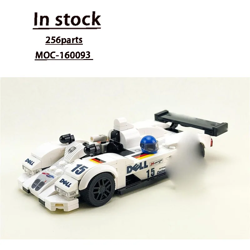 

MOC-160093 New V12 LMR Sports Car Racing Building Block Model, 256 Parts, Boys' Children's Birthday Building Block Toy Gift