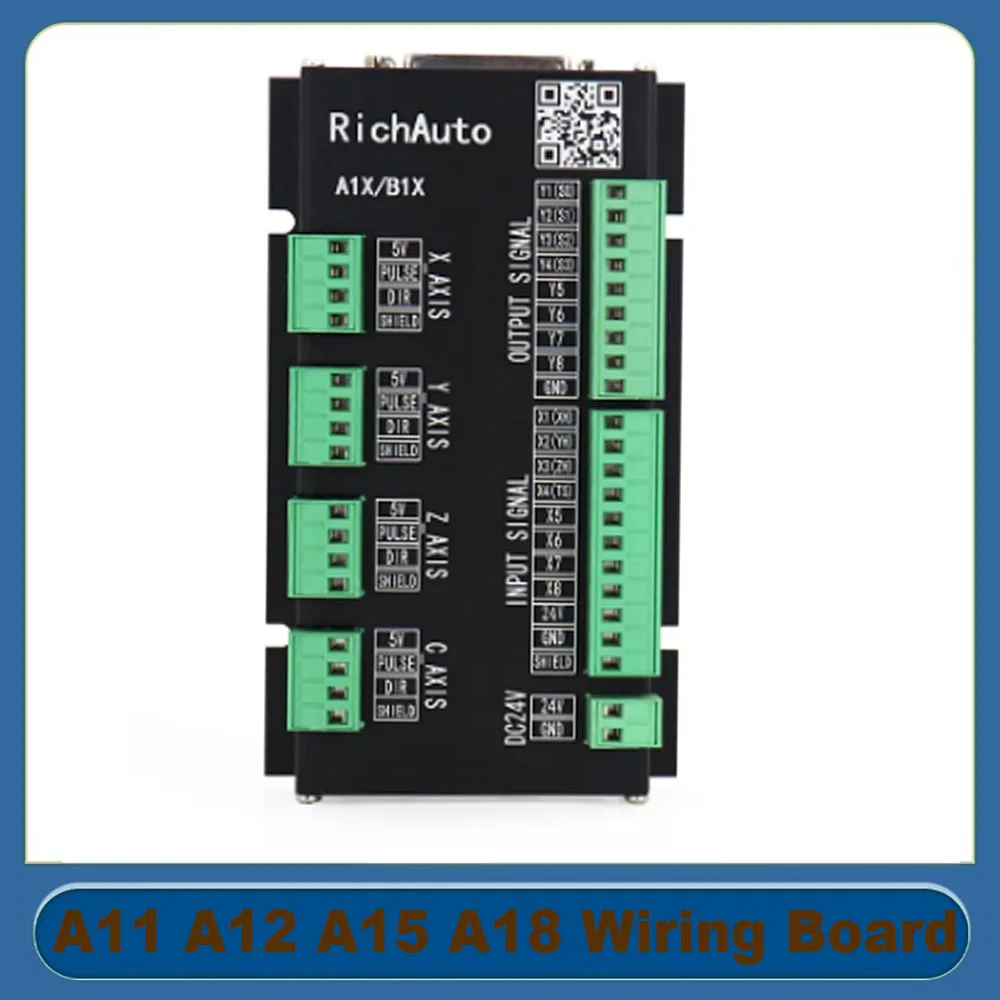 

Cnc Controller Richauto Dsp A11 A12 A15 A18 3-axis/4-axis Usb Controller Breakout Board For Router Control System