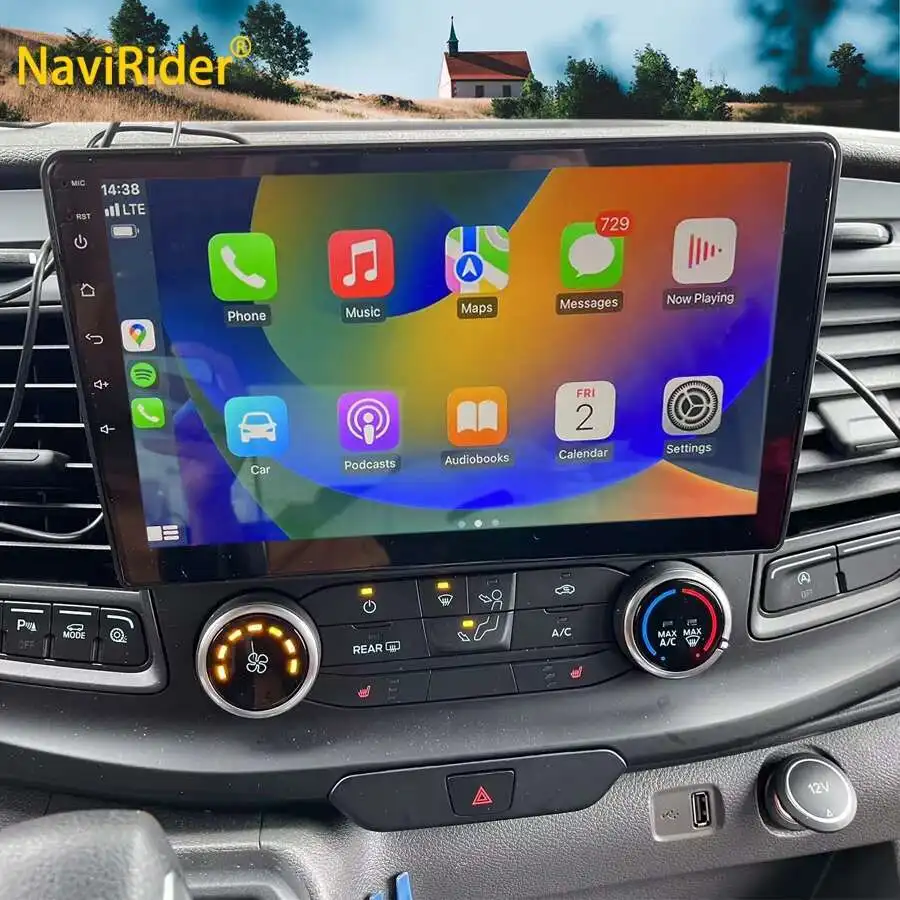 Autoradio For Ford Transit Custom 2012-2021 2013 2014 2015 2020 Car Radio Multimedia 2din 1din Android Auto CarPlay Stere Screen