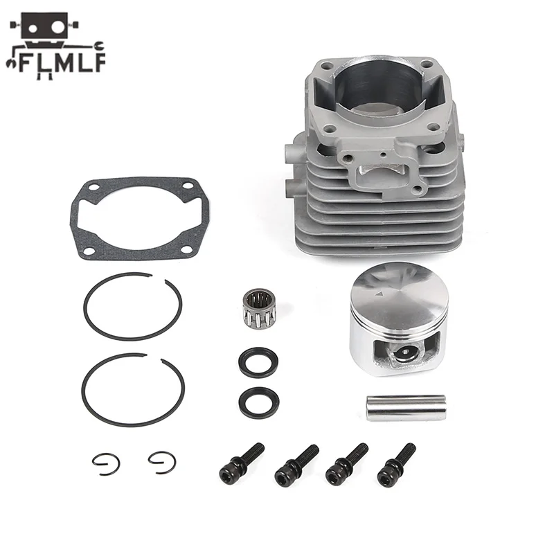45CC Double Ring Cylinder Kit Fit for 1/5 HPI ROVAN ROFUN KM BAJA Losi 5ive T 45CC Engines Rc Car Parts