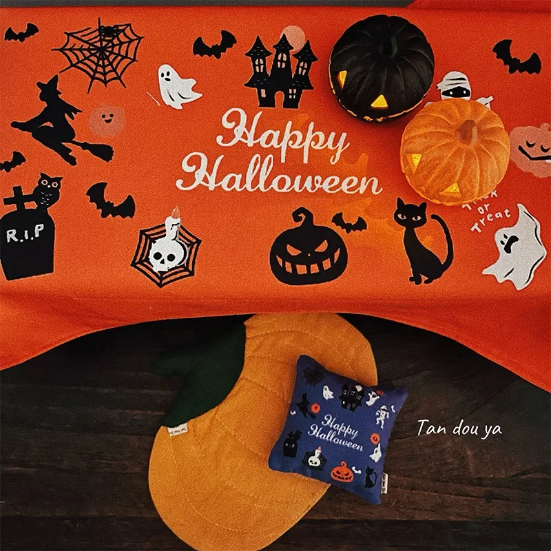 1/6 Puppenhaus Modell Möbel Zubehör Halloween Themen Tischdecke Teppich Kissen bjd ob11 gsc blyth Soldat lol Miniaturen