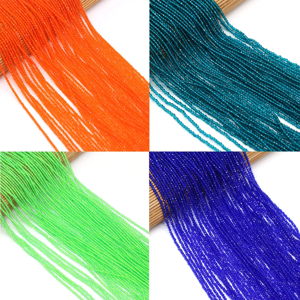 20 String Colorful Natural Spinel Stone Beaded 2mm For Jewelry Making DIY Necklace Bracelet Earrings Accessories Charm Gift