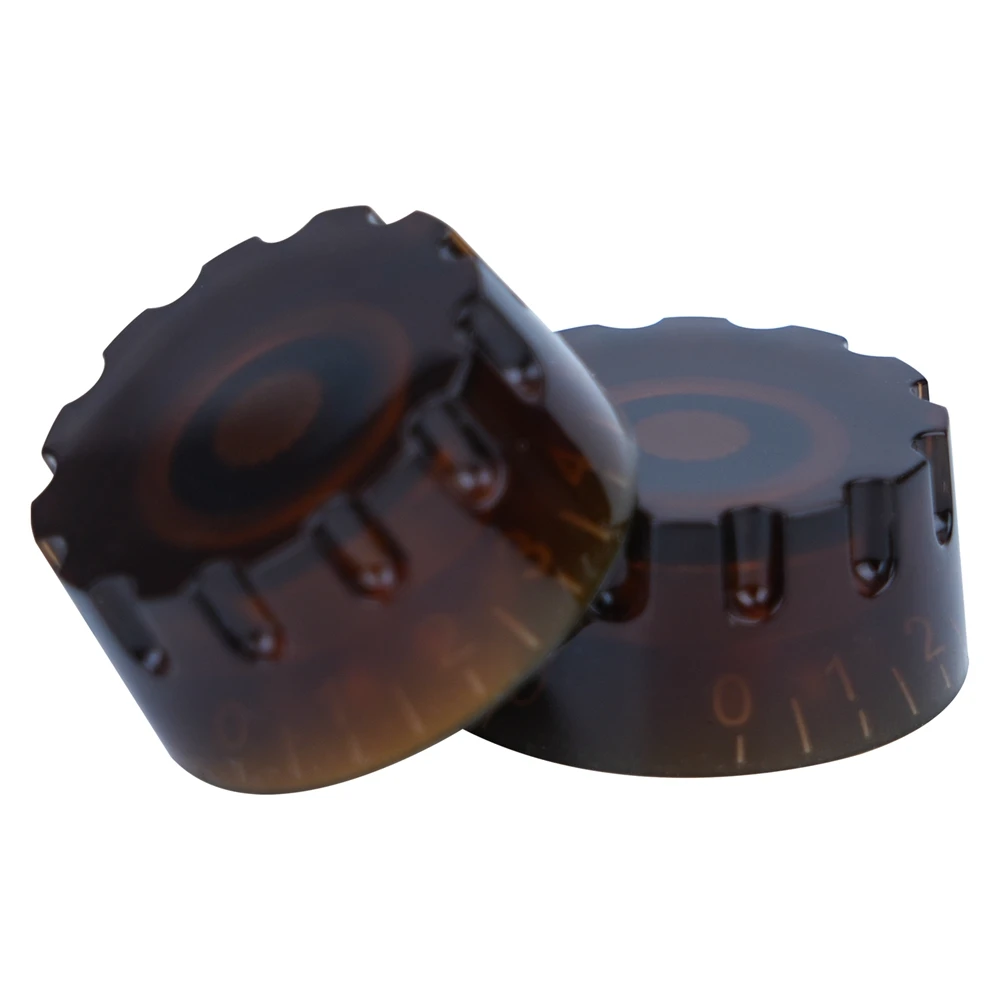1 Stück Gitarren-Bedienknöpfe, 6 mm (0,24 Zoll) Schafttöpfe, rotierende Lautstärketasten für E-Gitarre oder Präzisionsbass – Detail 16
