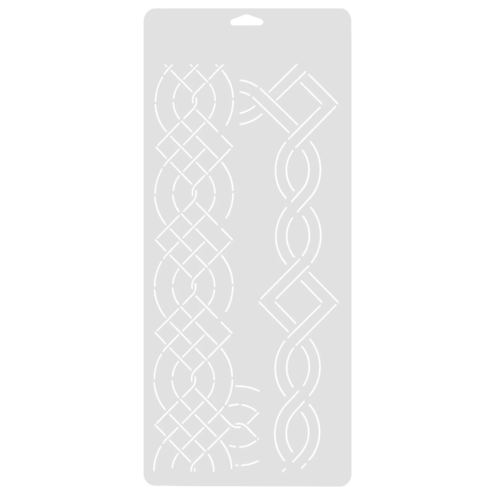 1 قطعة قالب خياطة اللحف مسطرة خليط مجوفة أداة خياطة اللحف ذاتية الصنع للخياطة الدقيقة والمشروعات الإبداعية ذاتية الصنع #6