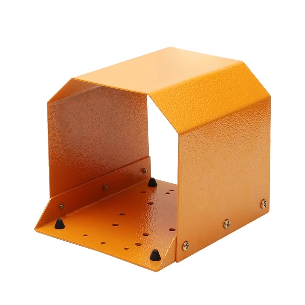 1Pc Yellow Cast Iron Foot Switch Cover For TFS-1 TFS-201 TFS-01 TFS-2 TFS-3 EKW5A-B Pneumatic Pedal Safety Accessory