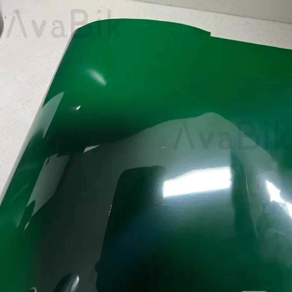 10/50cm x152cm High Quality Gloss Racing Green Metallic PET Car Color Change Vinyl Wrap Film Self-Adhesive Motorcycle Car Decal