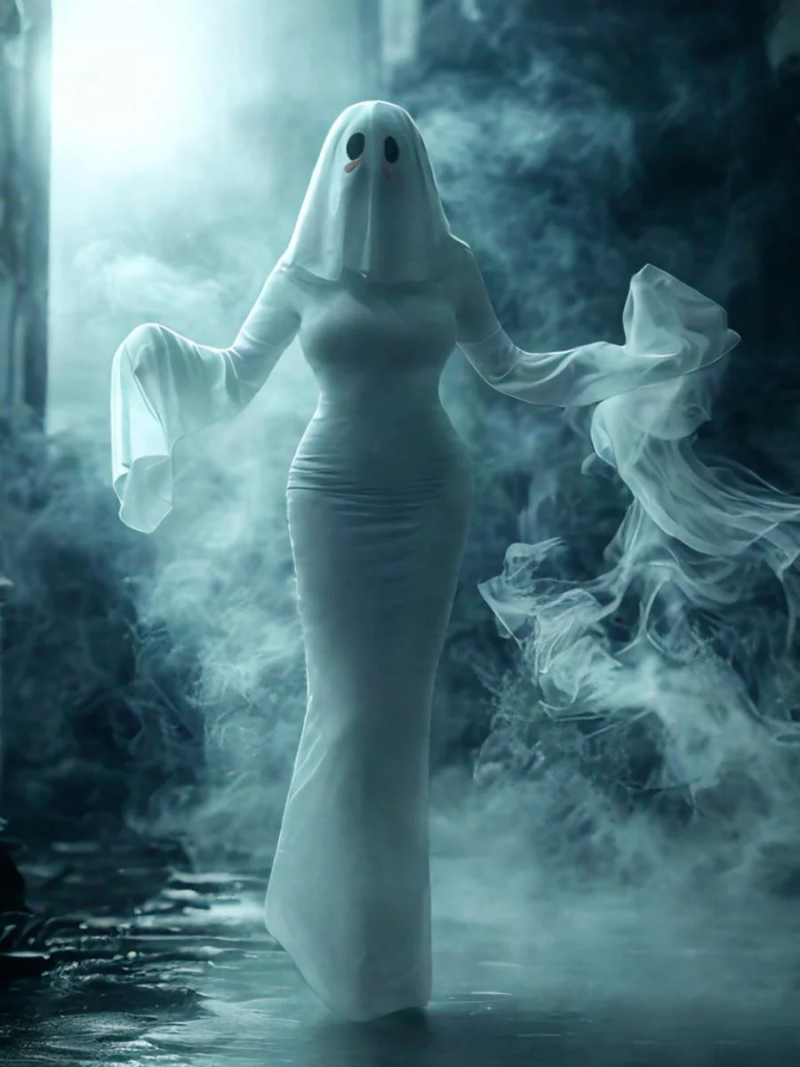 

Девушка-призрак, косплей, милый призрак, леди, сценический костюм, женский костюм на Хэллоуин, фестиваль Par, модный ханьфу