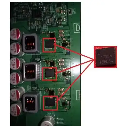 Used in bulk For Xbox One S Q9D3 Q9E1 Q9E3 Chip IC 4C55N motherboard Fix Part