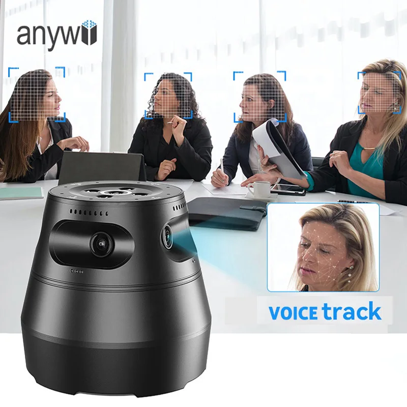 

Anywii 360 Meeting Camera Video Conference System AI Sound Source Tracking Conference Camera Webcam For Company Meeting