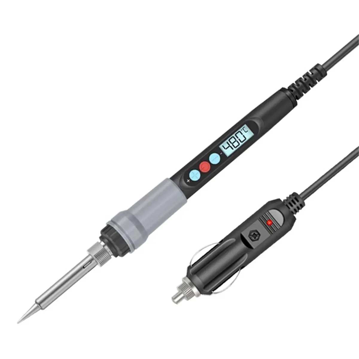 

Электрический паяльник ABPP 12В-24В с ЖК-дисплеем, внутренним контролем температуры, профессиональный набор инструментов для автомобиля