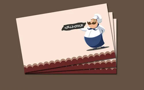 9x5.4cm Food Paper Info Sign Price Card