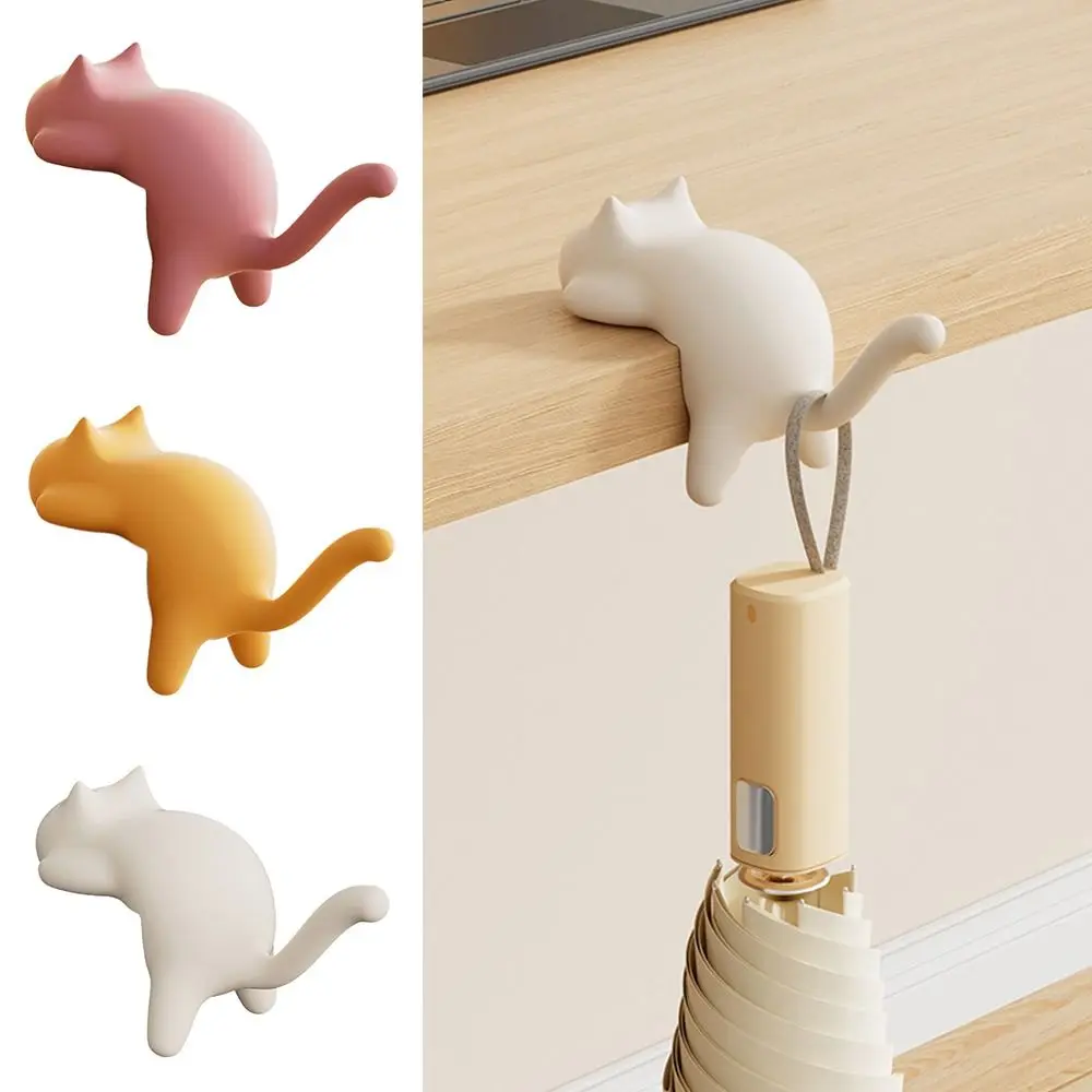 Gifts Portable Cat School Bag Hook Punch-free Seamless Bag Organizer Holder Multifunctional Decor Desk Side Hooks