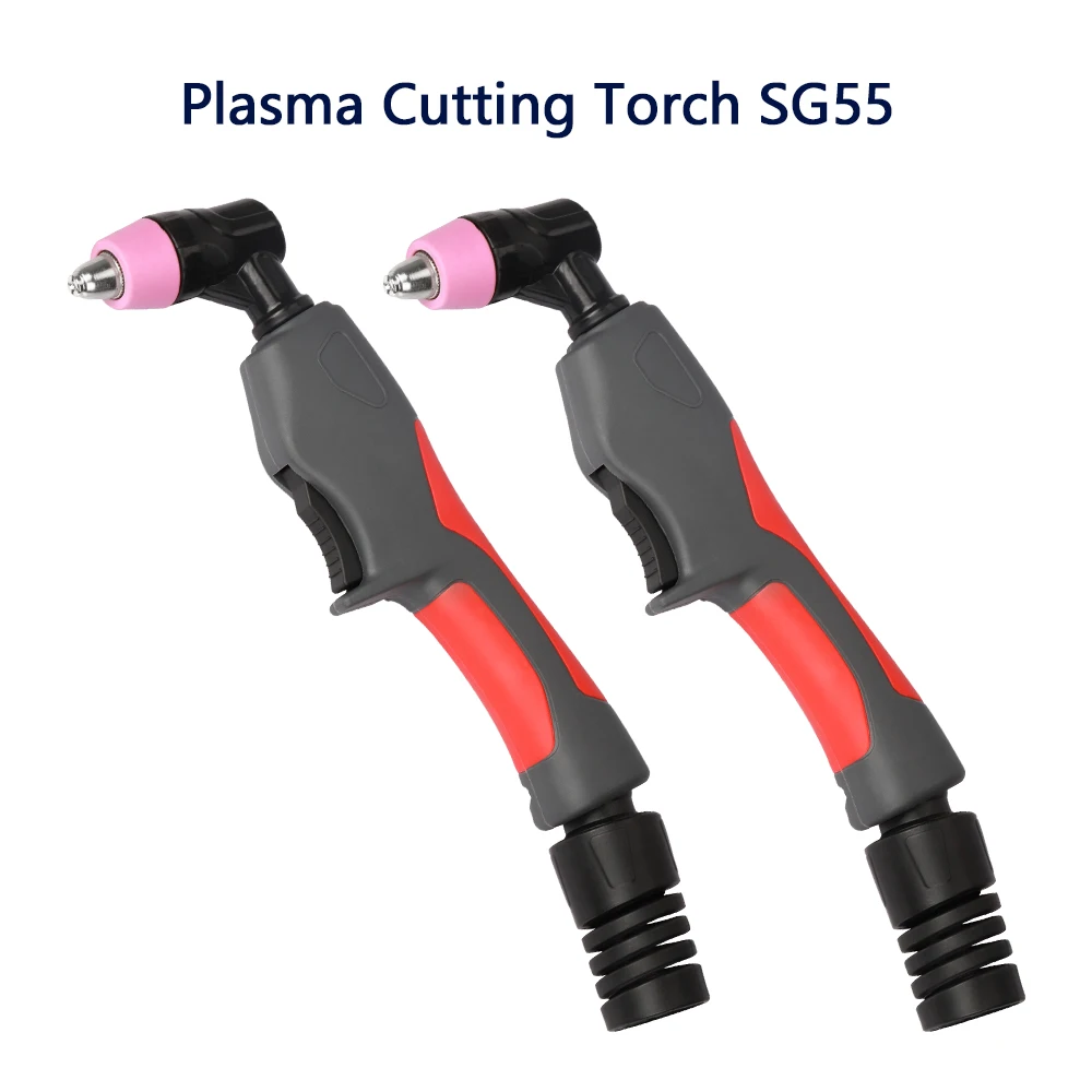 

SG60 Torch SG55 Torch Plasma Cutter Gun with without Pilot Arc Plasma Torch Nozzle Electrode 60A Plasma Cutting Torch