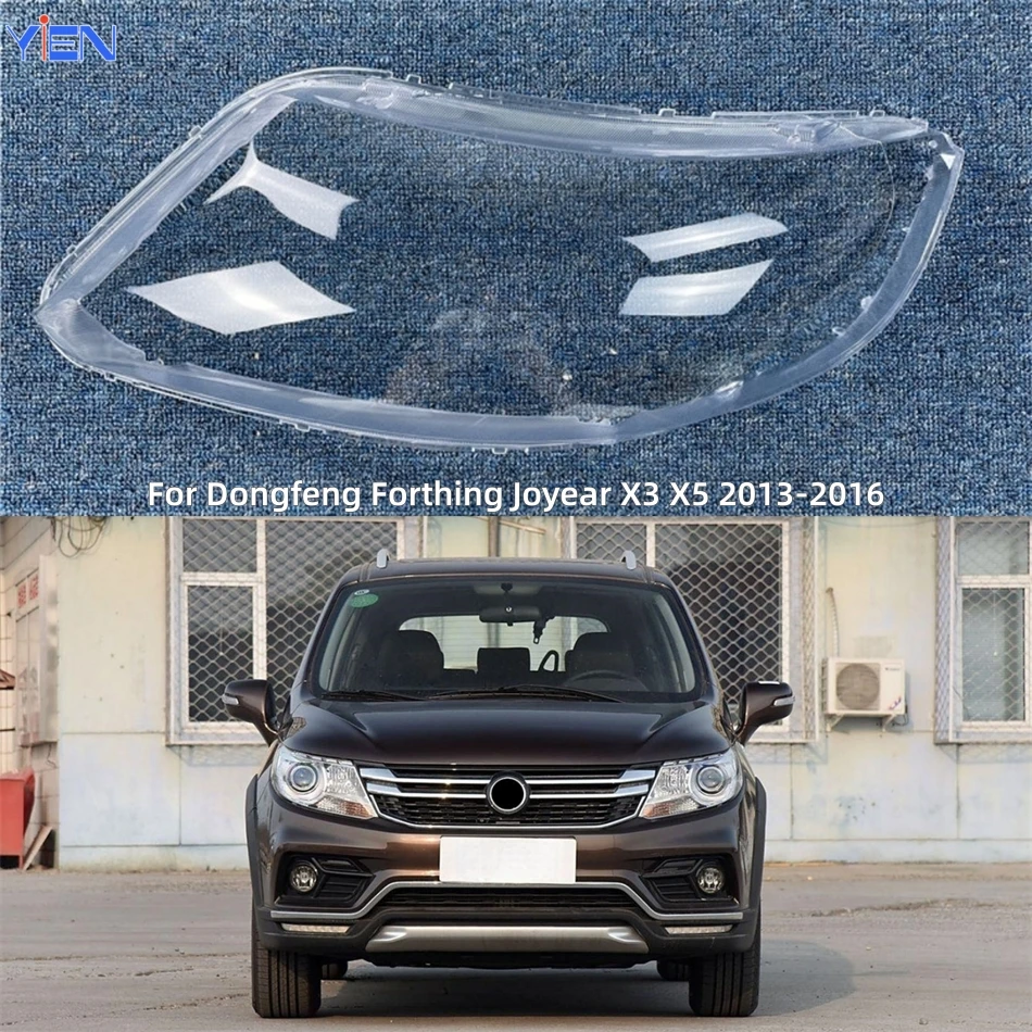 For Dongfeng Forthing Joyear X3 X5 XV 2013 2014 2015 2016 Car Front Headlight Lens Cover Lampshades Lamp Shell Headlamp Housing