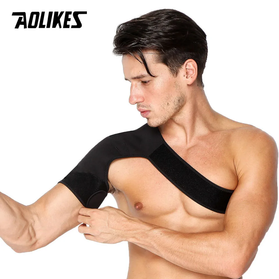 AOLIKES 1PCS Shoulder Support Brace Shoulder Injury Posture Corrector Fitness Sport Health Care Protector