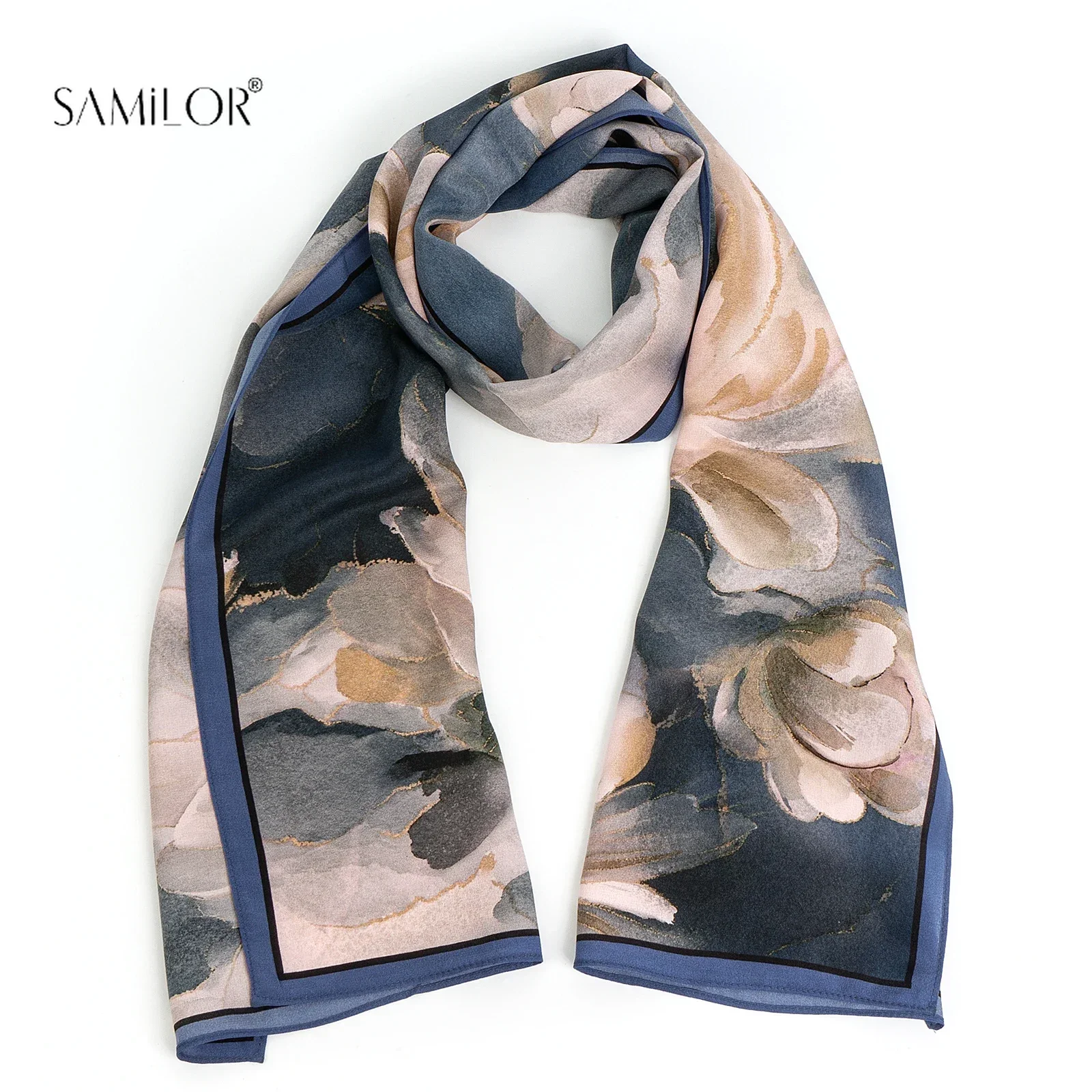 

Print Silk Hijab Scarf Shawl Fashion Islamic Muslim Scarves Wraps Women Echarpe Breathable Foulard Hijabs Fashion Shawl Women