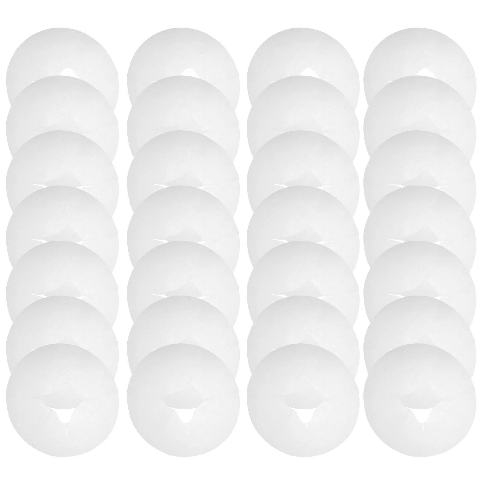 

100pcs Silicone Face Pillow Cover Disposable Massage Headrest Pads For Spa Beauty Salon Clinic Hospital Face Massaging Mat