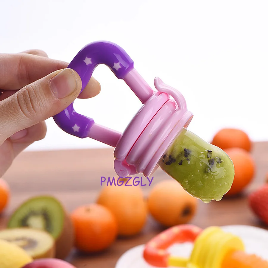 Baby Feeding Spoon Fruit Grinding Pacifier Complementary Bites Silicone Mesh Baby Feeding Tableware