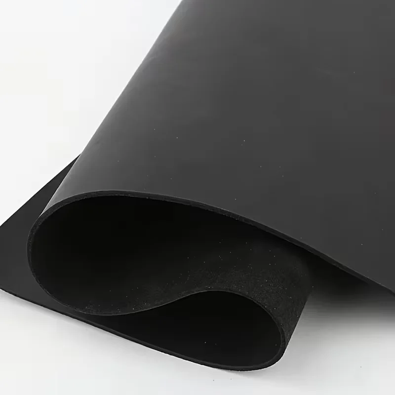 Black Stiff Plain Cowhide 1.8mm Thick Handmade Leather Fabric, Genuine Leather Hand Account Book, Wallet Bag, Ma