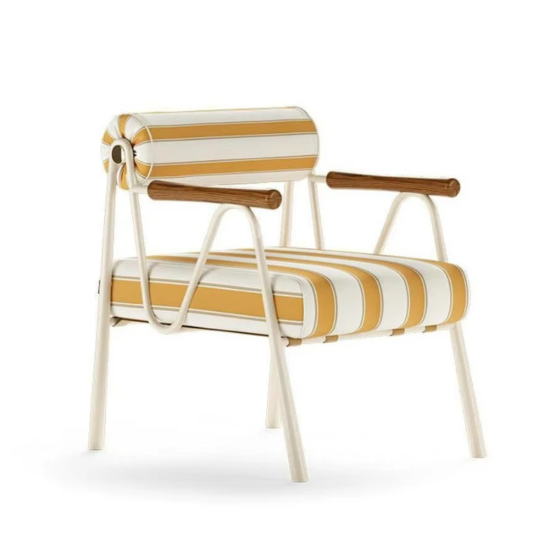 

Waterproof outdoor furniture cloth armchair garden metal comfortable leisure chair