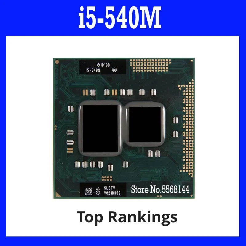 40%off i5-540M i5 540M SLBPG SLBTV 2.5 GHz Dual-Core Quad-Thread CPU Processor 35W Socket G1/ rPGA988A