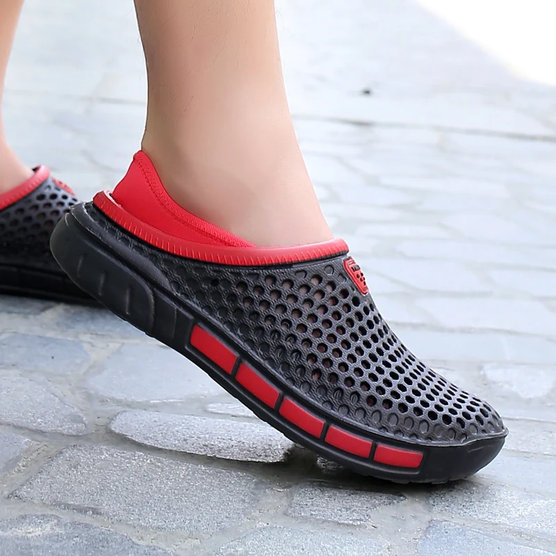 

Odor Resistant EVA Indoor Slippers Waterproof Open Toe Slides Non Slip Sole for Long Time Household Bathroom Use