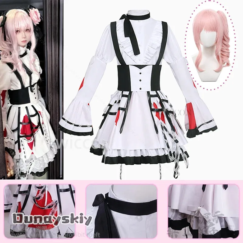 

XT8Project Sekai Colorful Stage! Cosplay Akiyama Mizuki Amia anime game Costume Sweet Dress Lolita Headwear For Girls CustoXT6@!