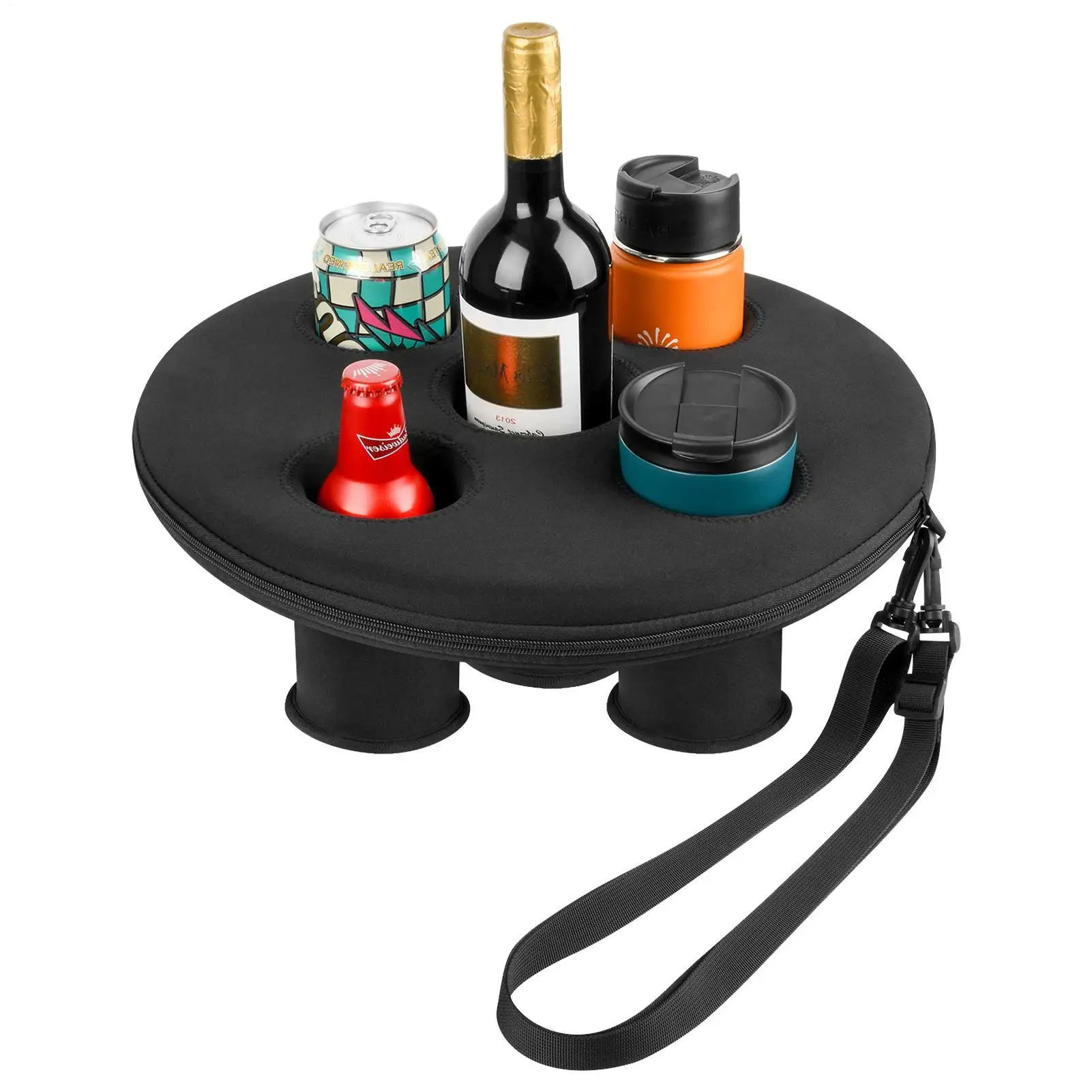 Pool Drink Holder five hole floater water surface coaster floating cup holder Spa Hot Tub Drink Tray for summer outdoor pool