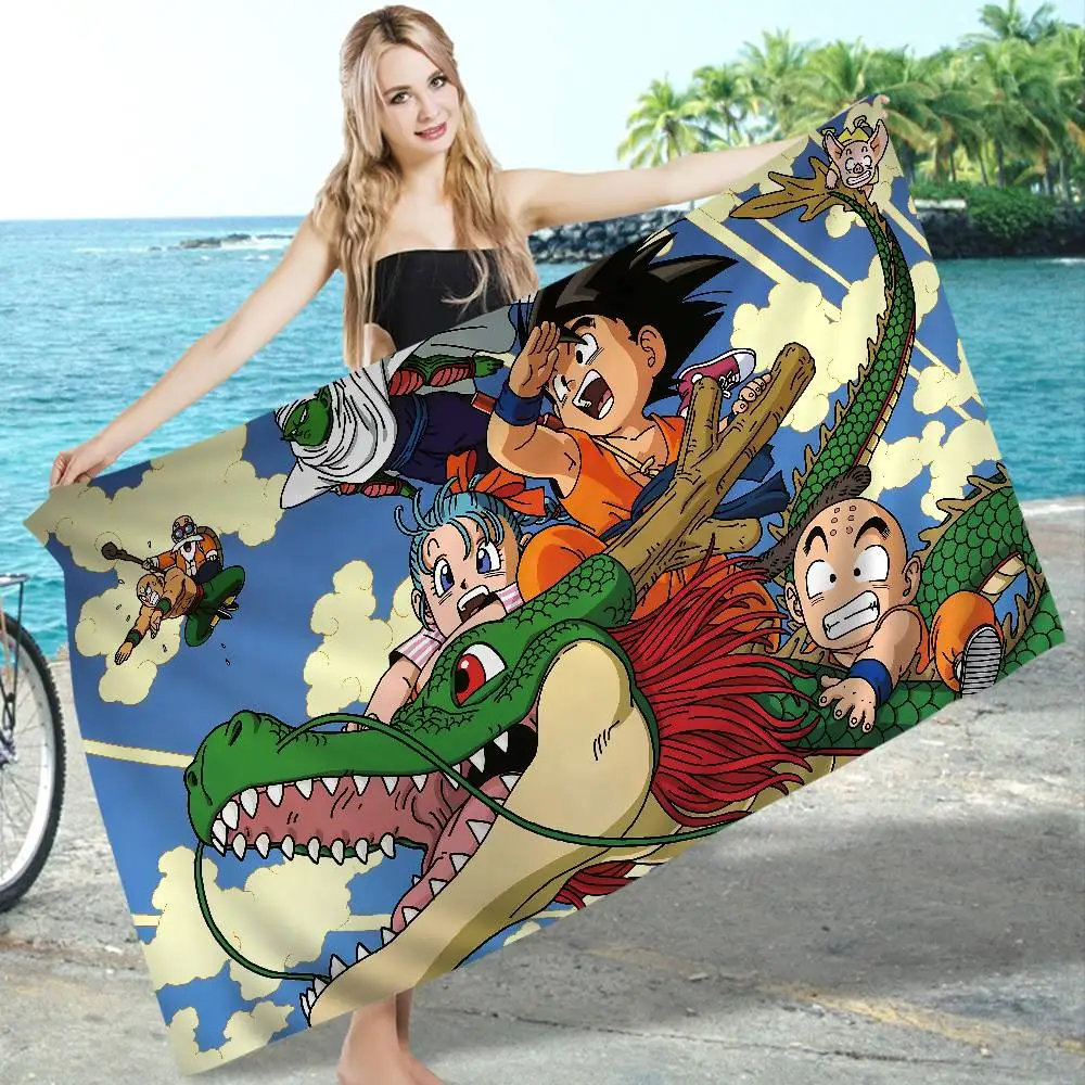 Anime D-Dragon Ball Microfiber Beach Towel Absorbent Quick dry Soft Yoga Swimming Resort Mountain Climbing Towel