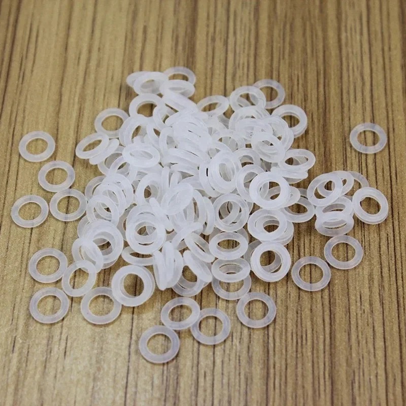 120Pcs/Pack Transparent O-shape Rubber Ring Multifunction Waterproof Standard Rubber Rings Wholesale
