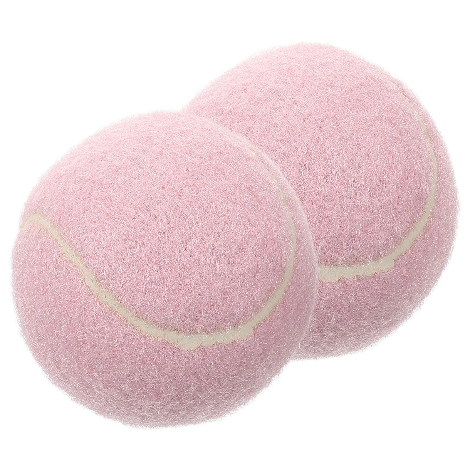 

2pcs Pink Tennis Balls Lightweight Design for Beginners Girls Playing Tennis Practice Toys Suitable All Skill Levels