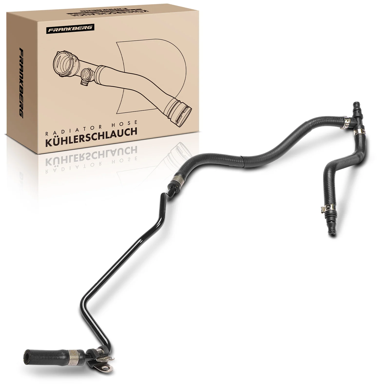 Frankberg 1x Radiatorslang Koelwaterslang voor Mercedes-Benz C218 X218 CLS 220 W212 S212 2.1L 2125013725
