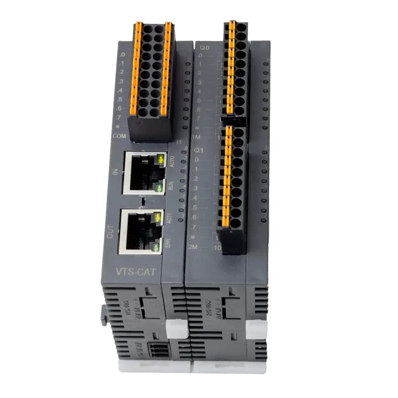 EtherCAT Bus Coupler Distributed IO Module, Industrial Ethernet Controller for Expanding Analog IO Quantity, PLC Automation