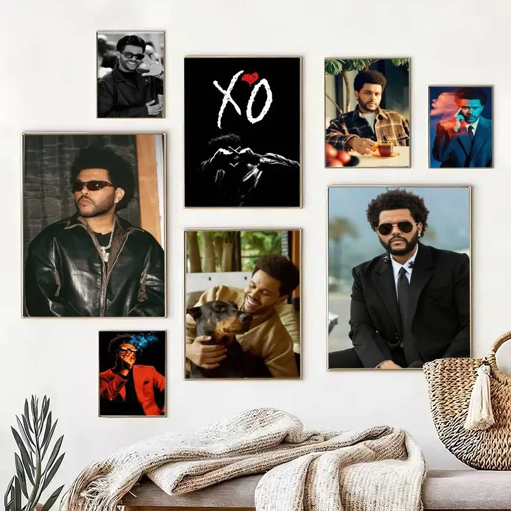 Hot Singer The Weeknd X-XO  Poster Waterproof Wall Art Sticker For Bar Living Room Vintage Decor High Quality Print Gift